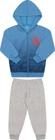 Conjunto infantil menino com ziper e capuz bicho bagunca
