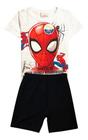 Conjunto Infantil Menino Homem Aranha Licenciado Vingadores