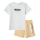 Conjunto Infantil Menino Hora do Oceano Amarelo - Hering