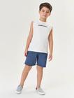 Conjunto Infantil Menino Regata Authentic E Bermuda Natural Divertto