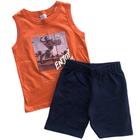 Conjunto Infantil Menino Regata e Bermuda 120027 - Malwee Kids