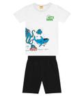 Conjunto Infantil Menino Shark Rovi Kids Branco