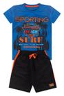 Conjunto Infantil Menino Sporting Surf Azul