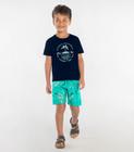 Conjunto infantil meninos verao estampa tropical Rovitex