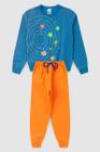 Conjunto Infantil Moletom Menino Foguete