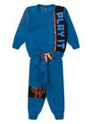 Conjunto Infantil Moletom Menino - Play It - Azul Royal