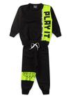 Conjunto Infantil Moletom Menino - Play It - Preto