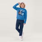 Conjunto Infantil Moletom Os Vingadores Menino Azul Claro