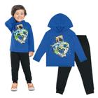 Conjunto Infantil Moletom Pelúciado Masculino Kyly