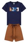 Conjunto Infantil Play The Game Marinho