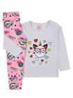 Conjunto Infantil Power Branco Cotton - Arrumadinhos Kids