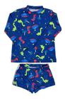 Conjunto Infantil Praia Menino Camisa Sunga Proteção Solar