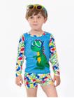 Conjunto Infantil Proteção Solar Sunga Blusa Fator UV50+