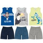 Conjunto infantil regata malwee kids menino 4-6-8