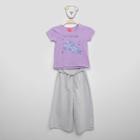 Conjunto Infantil Romitex Jacquard Chantilly Sinfonia Menina