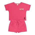 Conjunto Infantil Roupa Menina Camiseta + Short Saia Verão