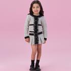 Conjunto Infantil Saia e Casaco Petit Cherie P&B 222