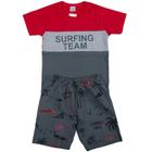 Conjunto Infantil Surfing Vermelho com Chumbo