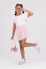 Conjunto Infantil Tutu Ballet Off-White - Vida Costeira