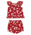 Conjunto Infantil Urso Trick Nick Vermelho - Trick Nick Baby