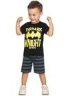 Conjunto Infantil Verão Menino Batman, 2 peças, Produto Licenciado Titans - Romitex