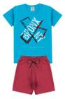 Conjunto Infantil Verão Menino Bronx -Azul Celeste