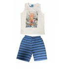 Conjunto Infantil Verão Regata e Bermuda New York Romitex