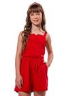 Conjunto inteiro na viscose com linho Vermelho Vigat