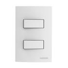 Conjunto Interruptor Duplo 1 Paralelo + 1 Simples Atria