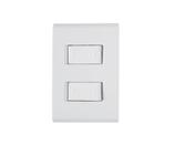 Conjunto Interruptor Duplo Simples 10A Liz Tramontina