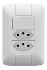 Conjunto Interruptor Simples 6A + 2 Tomada 20A 250V Aria