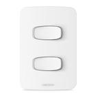 Conjunto Interruptor Simples Duplo Gracia Maxx 85652 Alumbra