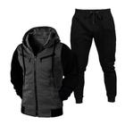 Conjunto Jaqueta Com Capuz + Calça De Moletom Com Bolso
