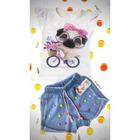 Conjunto jeans infantil para meninas.