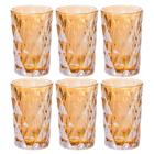 Conjunto Jogo 6 Copos Vidro Diamond Alto Grande 390Ml Linha