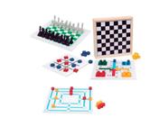 Jogo Educativo Dama Trilha Jogo da Velha Dominó Ludo 5 Em 1 - Bambinno -  Brinquedos Educativos e Materiais Pedagógicos