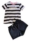 Conjunto Juvenil Feminino Blusa MC + Short Alakazoo