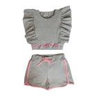 Conjunto Juvenil Feminino Cropped E Short Boxer