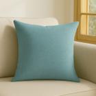 Conjunto kit Capa de Almofada Linho Premium Sofa Sala Quarto Decorativa Ziper Invisivel 45x45 Cinza Claro