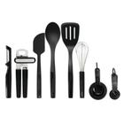 Conjunto kitchenaid 15 peças utensilios de cozinha preto kqg447bxobe
