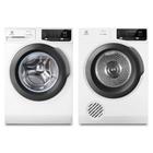 Conjunto Lavadora de Roupas 11Kg LFE11 + Secadora Piso 12Kg SFP12 Electrolux Branco 220V