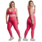 Conjunto Legging e Top Estampado Compressão Poliamida G/GG - LookColors