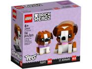 Conjunto LEGO BrickHeadz Cão São Bernardo e Filhote 40543