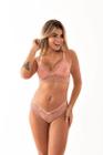 Conjunto Lingerie com Renda sem Bojo Kit C/ 6 Varias Cores