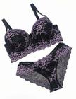 Conjunto Lingerie Plus Size com Bojo Sensual de Renda Luxo Conforto