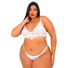 Conjunto Lingerie Plus Size Tule Com Aro