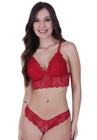 Conjunto Lingerie sem Bojo Renda Bicolor - INGRID