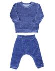 Conjunto Longo Denim Menino - Azul Marinho - Grow Up