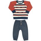 Conjunto Longo Infantil Basic Marinho