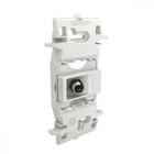 Conjunto Lorenzetti Zuli 4X2 Branco Sem Placa(1Tomada Tv Satelite) Lzn060